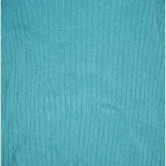 NWT Cato Est. 1946 Green Pullover Sweater Size XL Open Long Sleeve V-Neck Ribbed - Picture 3 of 12